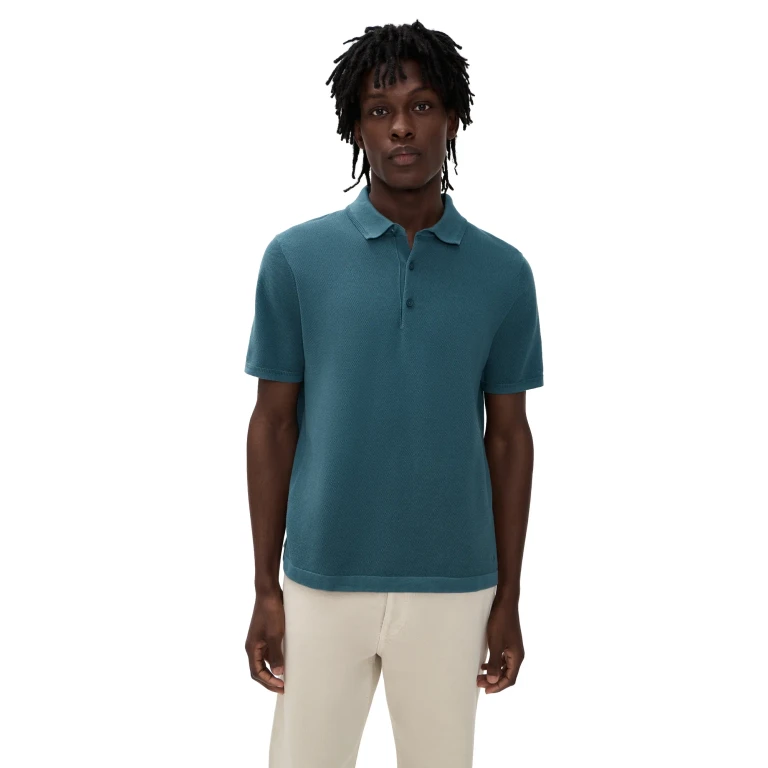 Reigning Champ Supima Pique Ace Polo Bermuda S