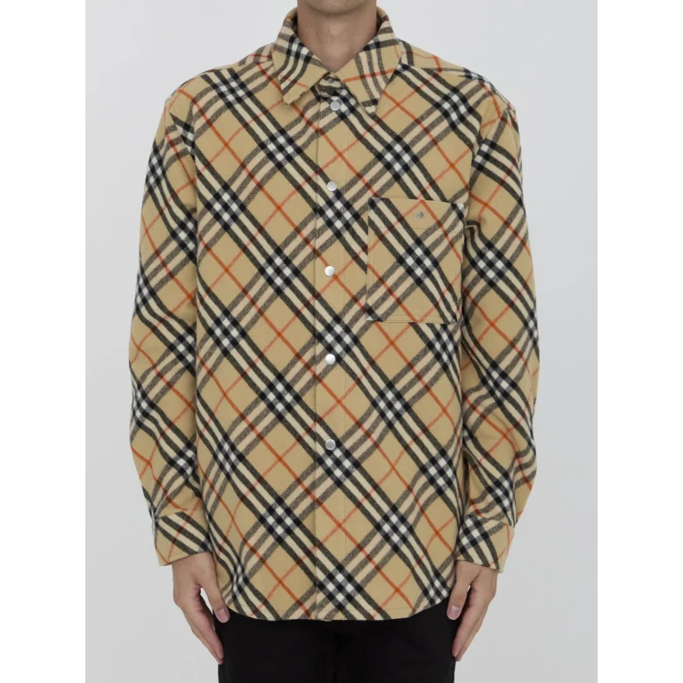 Burberry 格纹羊毛衬衫