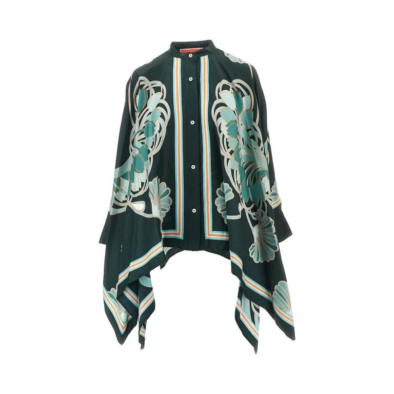 LA DOUBLE J 'Foulard' silk shirt Woman S