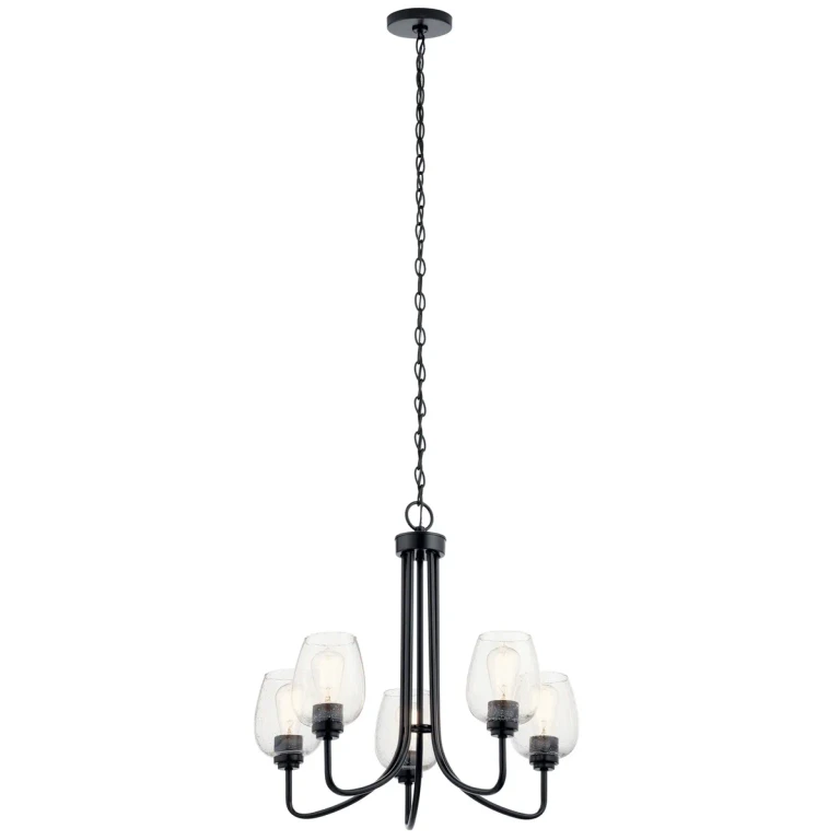 Valserrano 5-Light Chandelier in Black