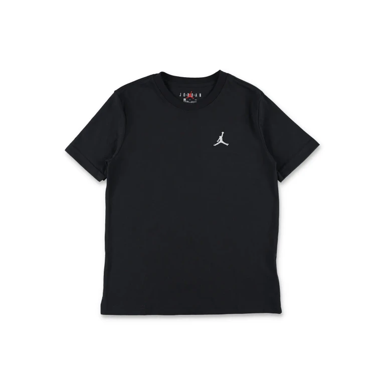 Boy's Cotton Blend T-Shirt with Contrast Logo (95D266023)