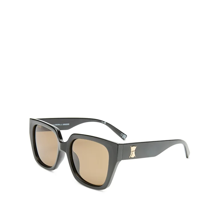 Le Specs The Illusion Square Sunglasses, 54mm