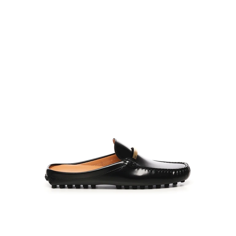Tod's Tods Flat shoes Black Calfskin - Women