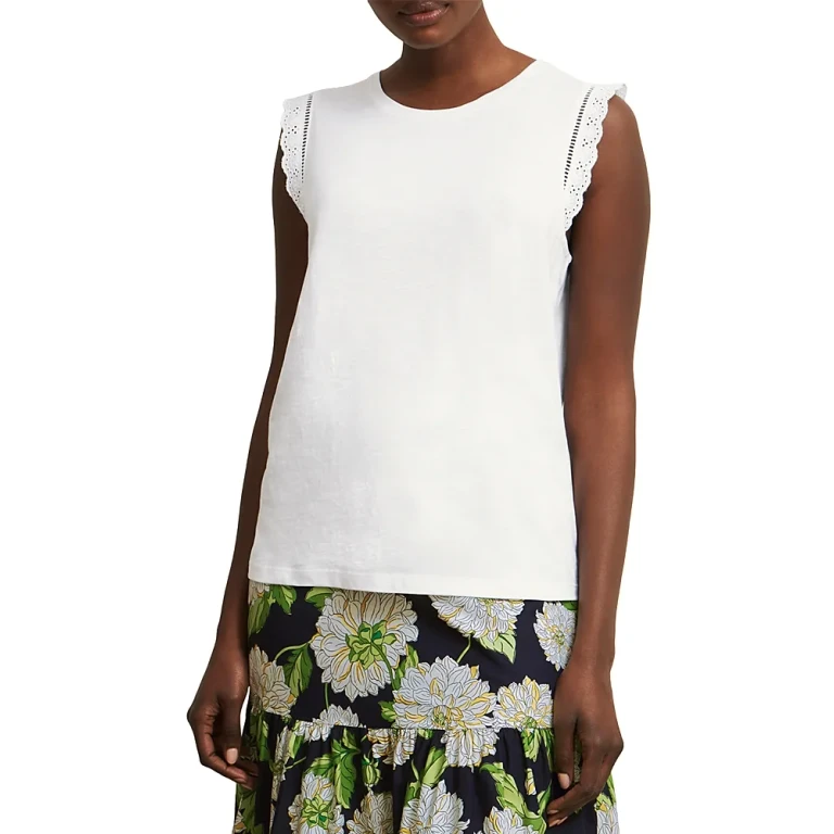 Hobbs London Leia Embroidered Top