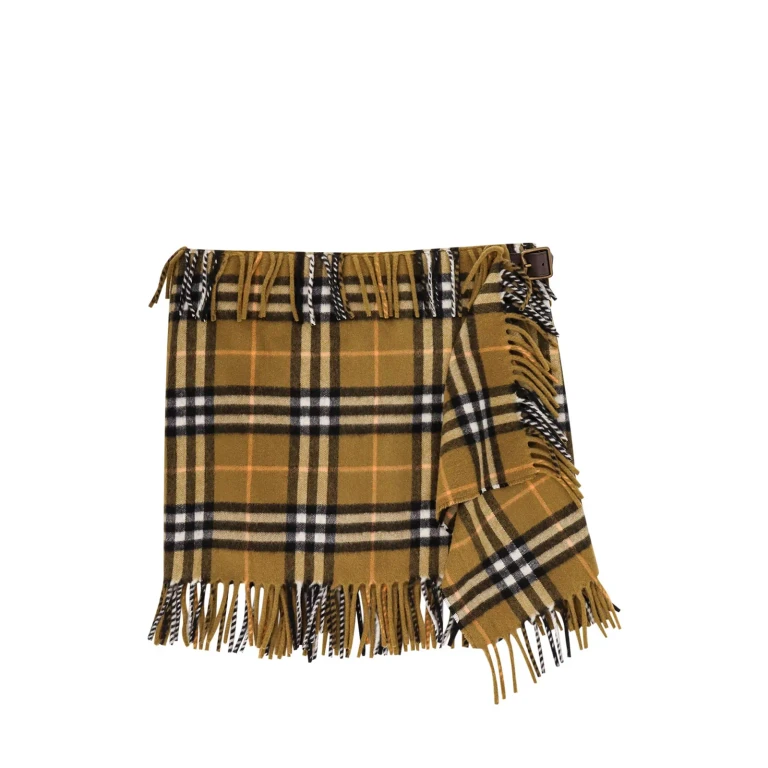 Burberry Beige Wool Skirt