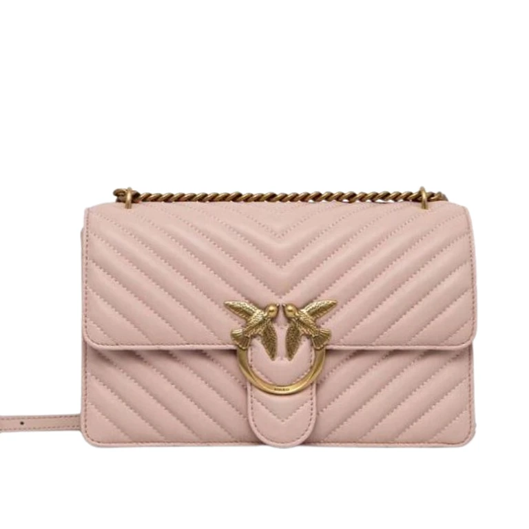 Pinko Bags Rosa Oro Lea - Women