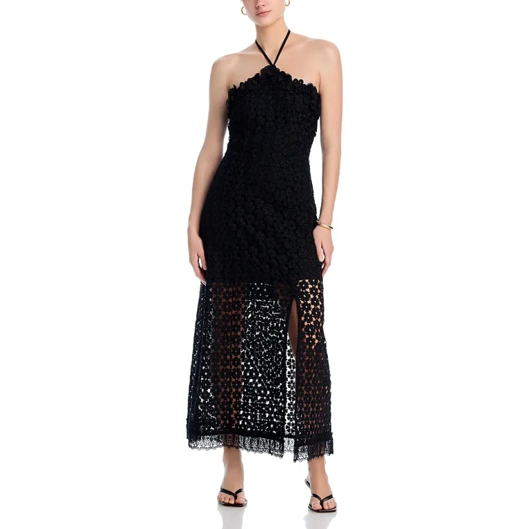Celestina Floral Embroidered Dress