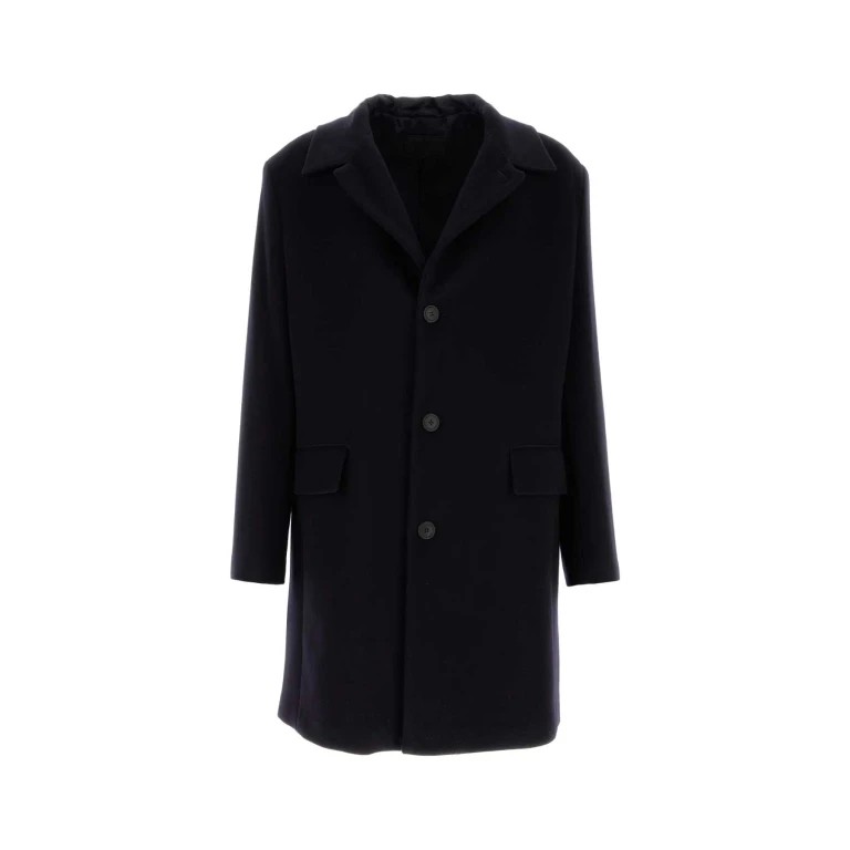 ボッテガ・ヴェネタ ピンク ウールブレンドコート