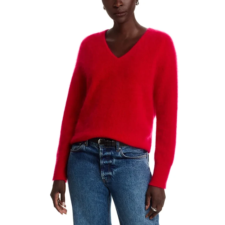 Brushed V Neck Sweater - Exclusive