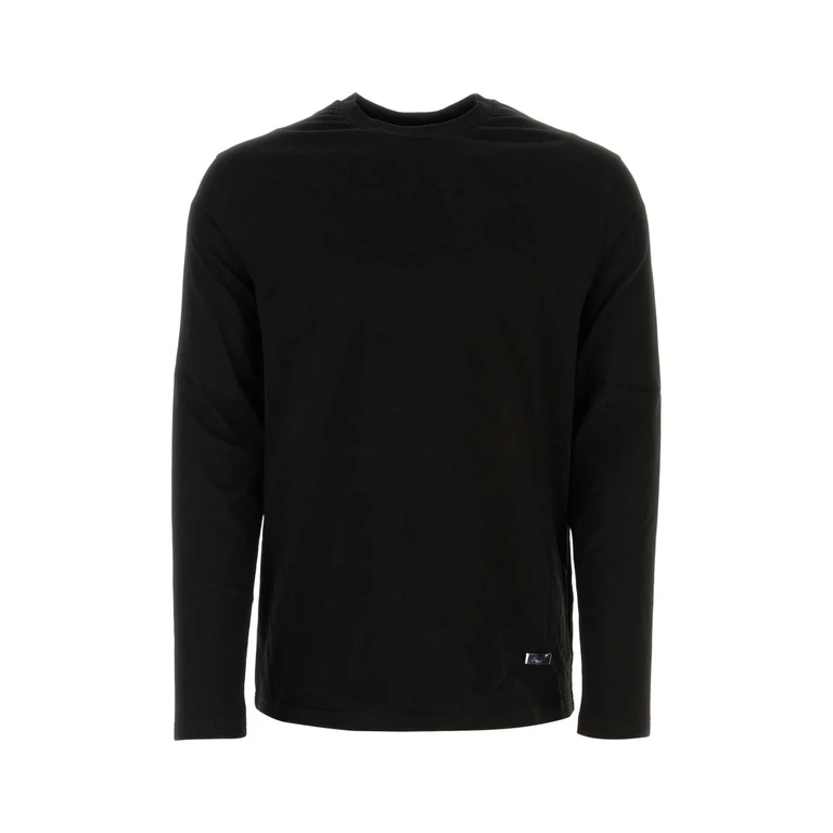 Black Cotton T-Shirt 001 Exterior - Men