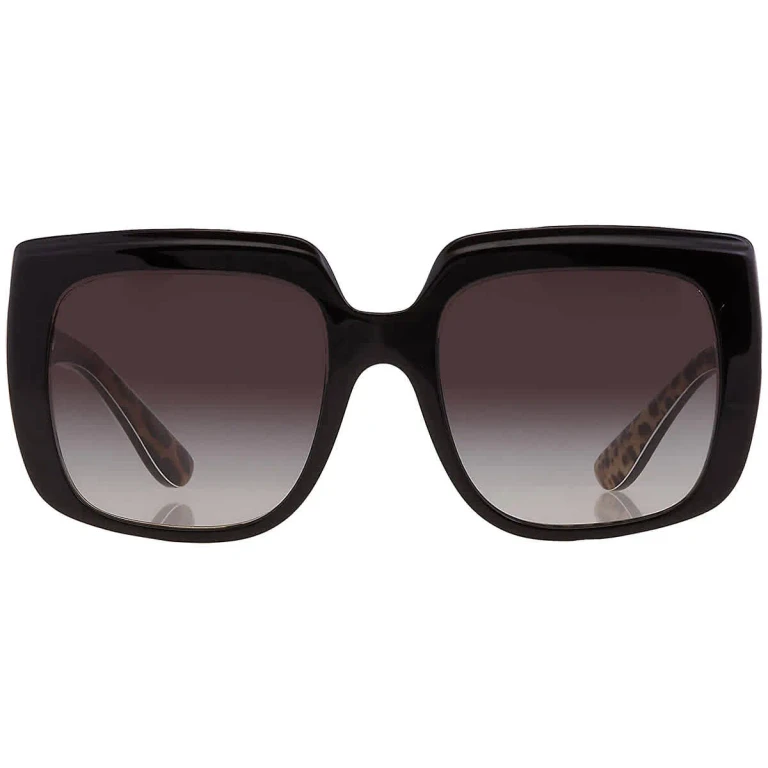 Dolce and Gabbana Grey Gradient Square Ladies Sunglasses DG4414 32998G 54