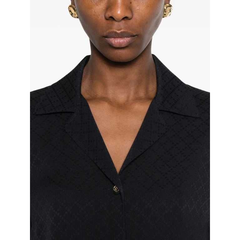 Gucci Shirts Blue Viscosa - Women