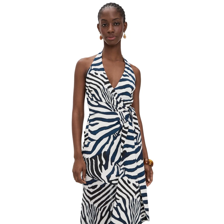 Seven Wonders Sahara Halter Wrap Top Sahara Black XL