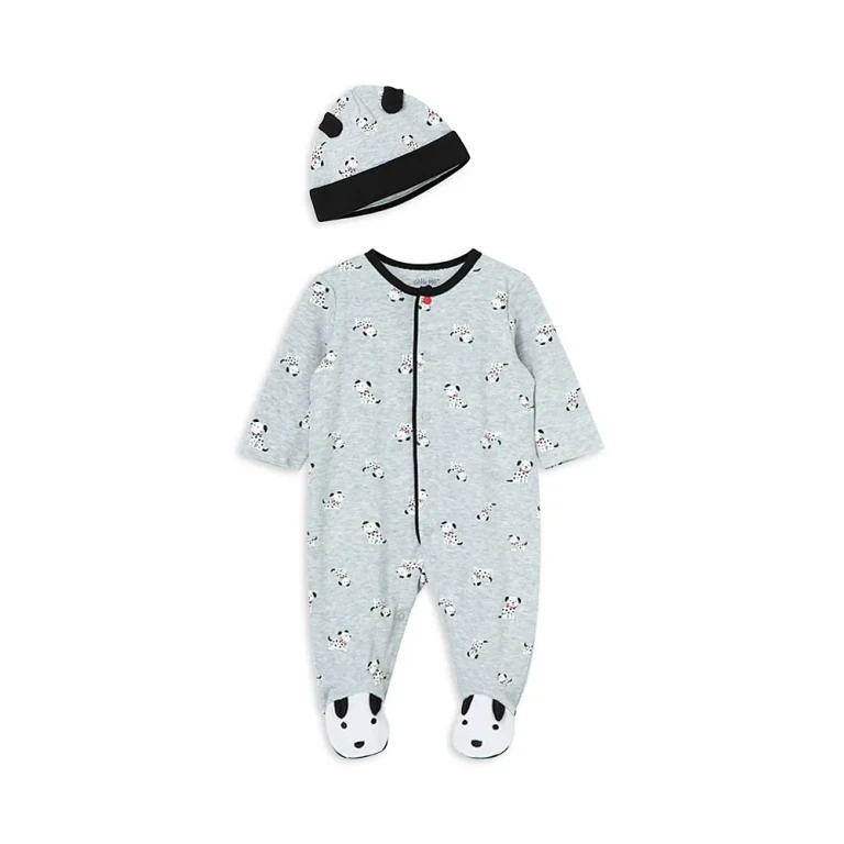 Little Me Boys' Dalmatian Footie and Hat Set - Baby