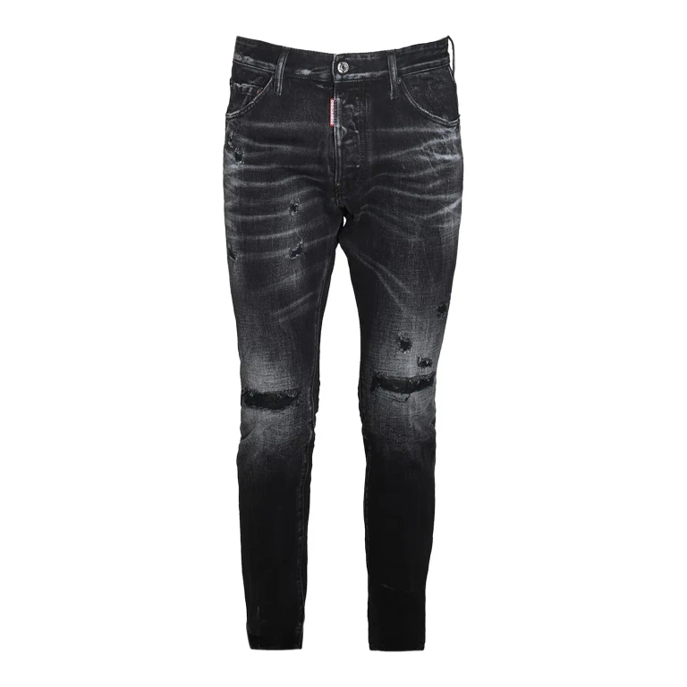 Vaqueros Rectos Dsquared2 - Negro