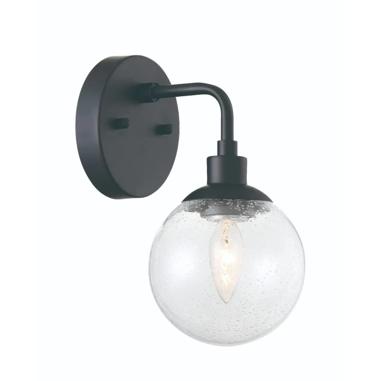 Que Wall Sconce in Flat Black