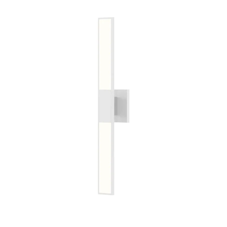 Planes 2-Light 24" Wall Sconce in Satin White