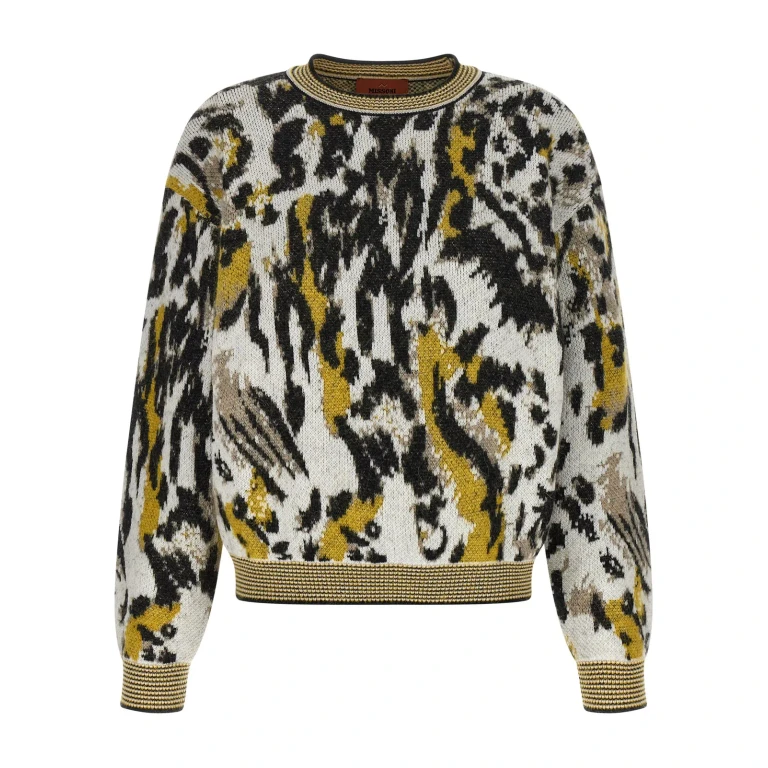 Missoni Pull Col Rond - Multicolore