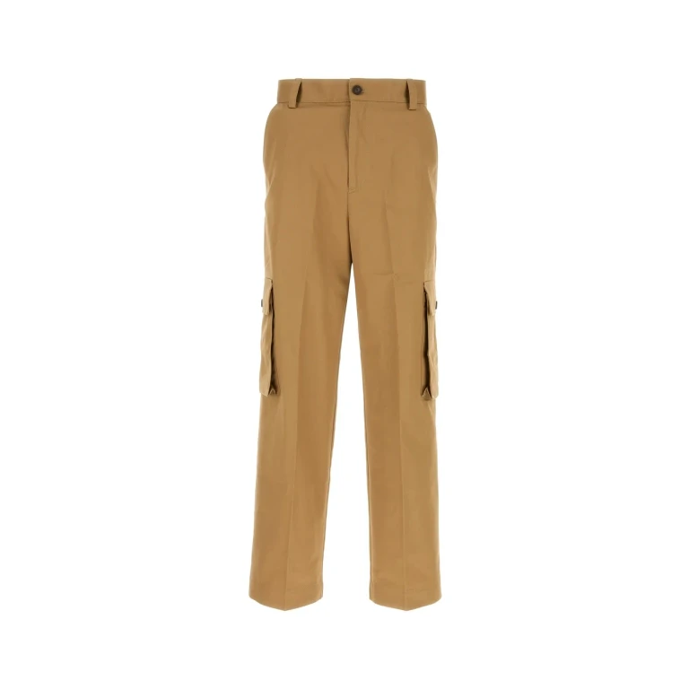 Maison Kitsuné Camel Cotton Cargo Pant