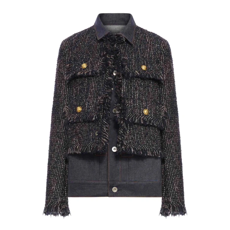 Sacai Veste Casual - Bleu