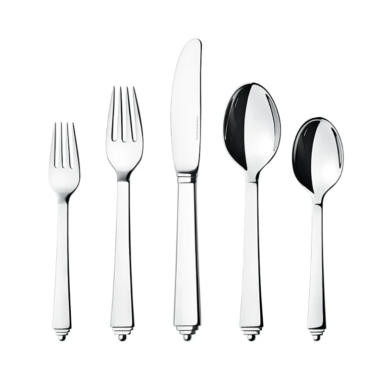 Georg Jensen Pyramid 5 Piece Place Setting