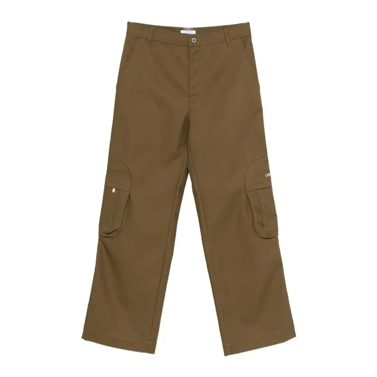 Off-White Pantalons Décontractés - Blanc