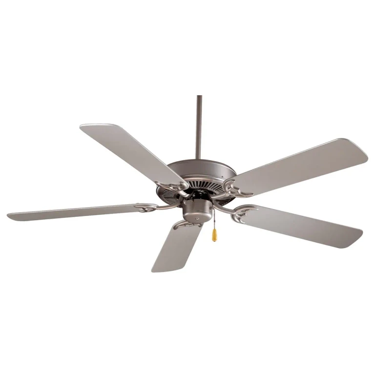 Brushed Steel 52"Ceiling Fan from the Contractor 52" Collection