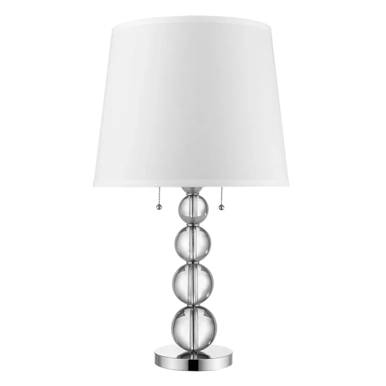 Polished Chrome Two Light Table Lamp from the Palla Collection