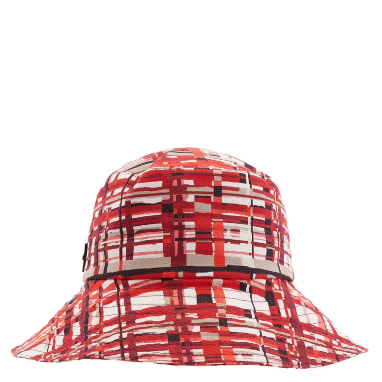 Ferragamo Patterned Cotton Bucket Hat