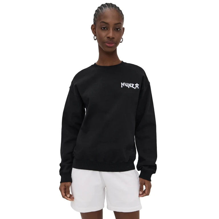 Hunza G Sweatshirt Schwarz M