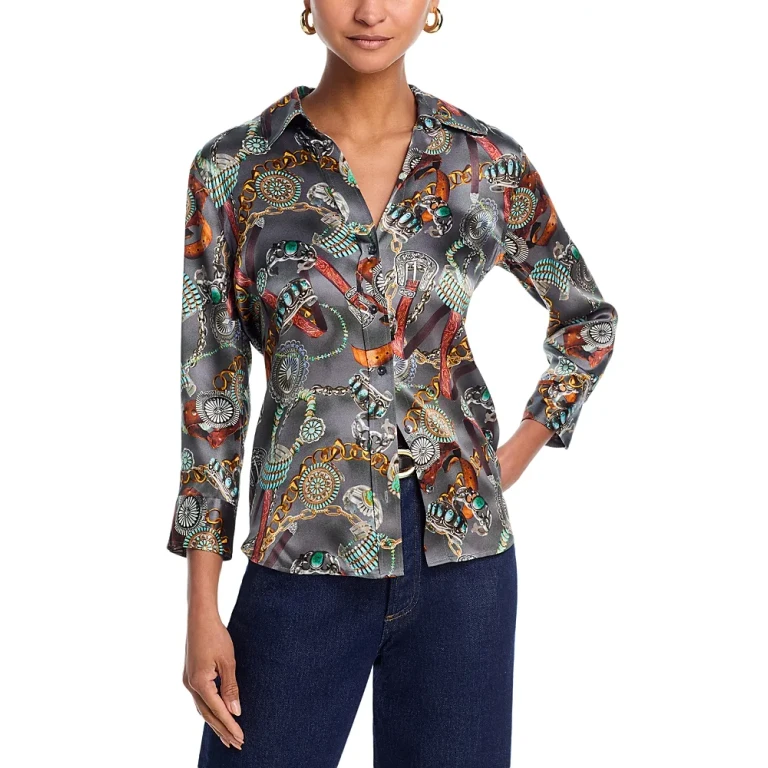 L'Agence Dani Silk Blouse
