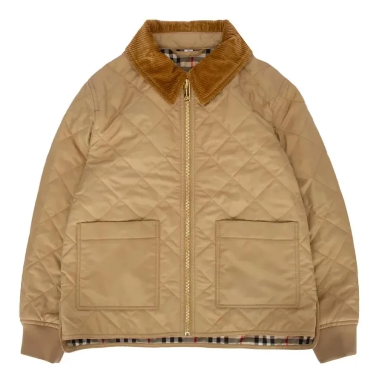 Burberry Kids Archive Beige Quilted Jacket