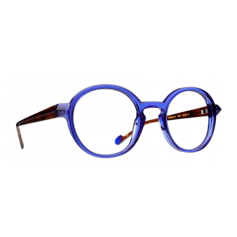 Tete À Lunettes by Caroline Abram Mini Milo Junior 2027 Blue Havana Blu Acetate Occhiali Da Vista - Kids