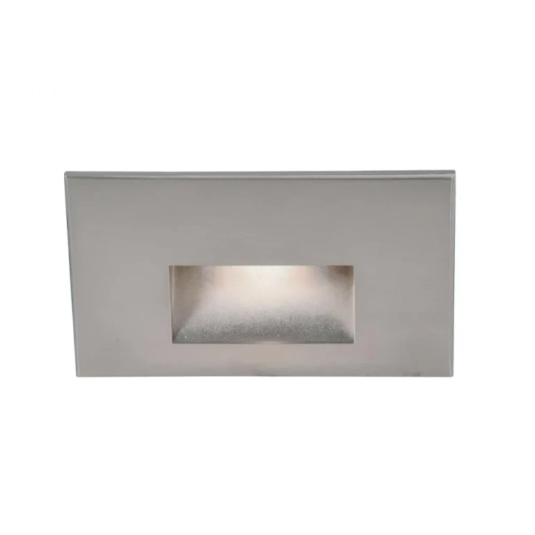 WAC Lighting 120V LEDme 1-Light Horizontal Step and Wall Light in Stainless Steel - WL-LED100-RD-SS
