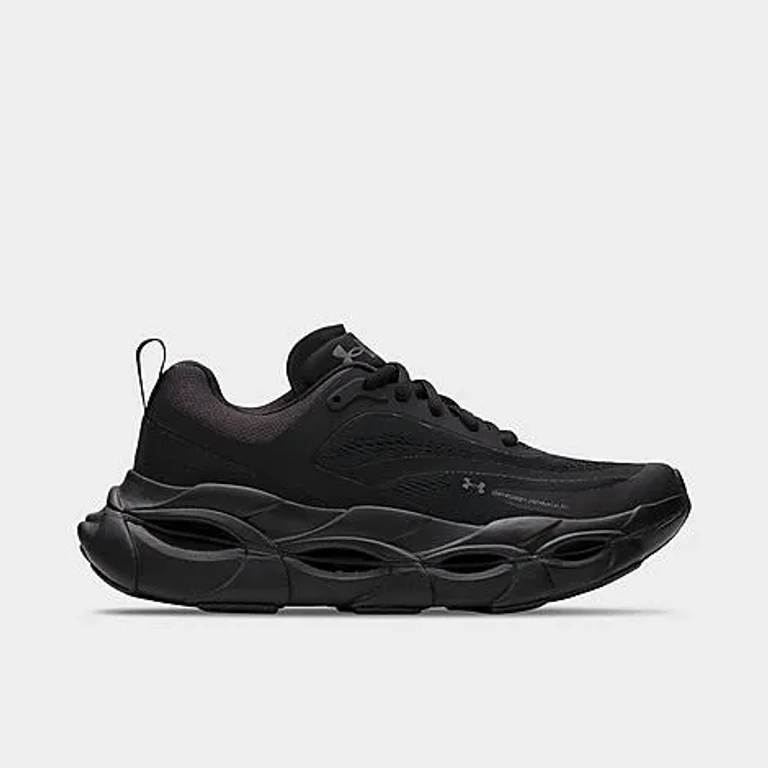 Under Armour Women's Halo Racer Running Shoes in Black/Castlerock Size: 5.0
