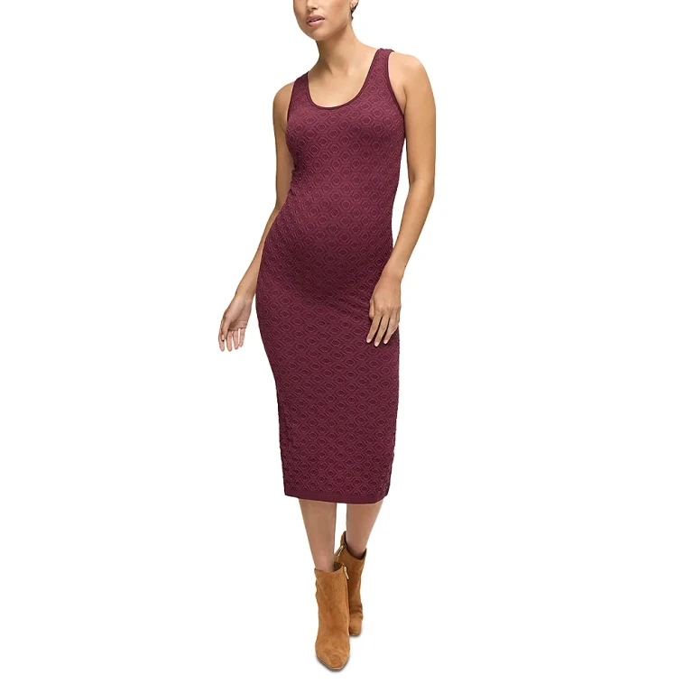 Ingrid & Isabel Seamless Midi Maternity Dress