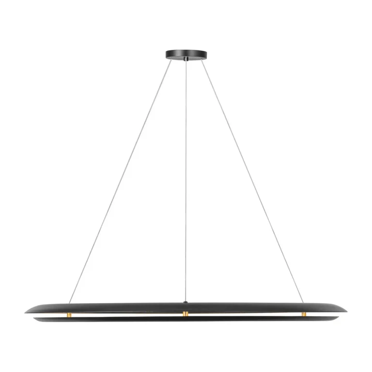 Midnight Black LED Chandelier from the Cielo Collection