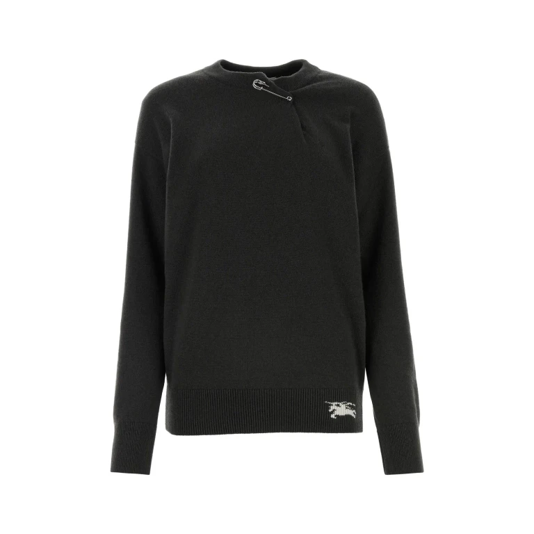 Maglione in cashmere antracite Burberry
