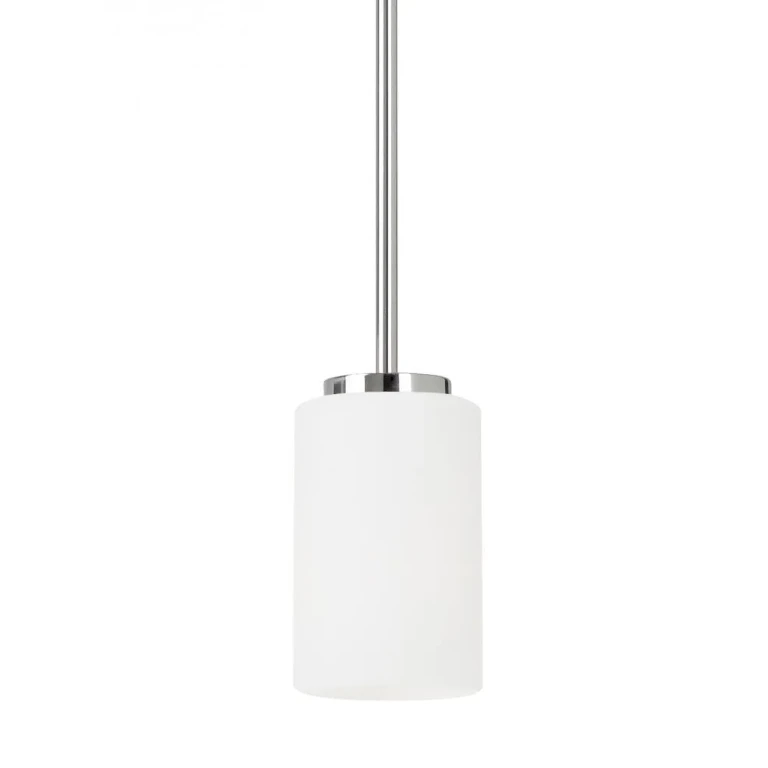 Chrome One Light Mini-Pendant from the Oslo Collection