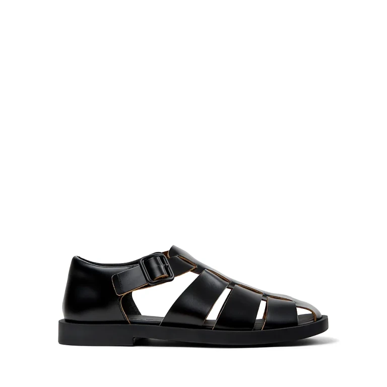 Camper Men's Black Don Fisherman Sandals