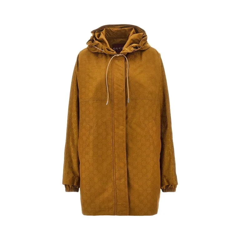 Gucci GG尼龙超大款派克大衣