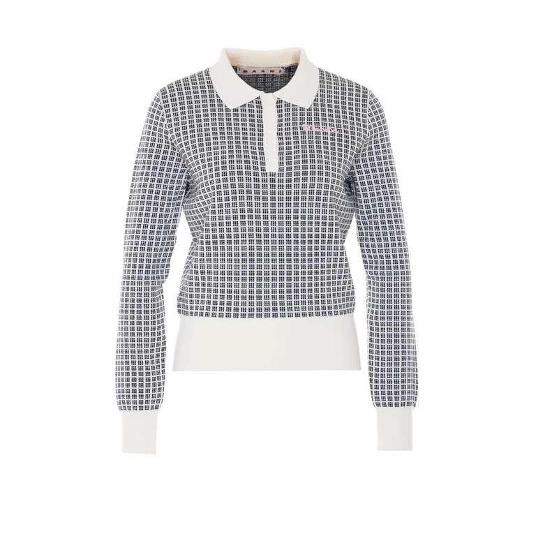 Marni T-shirts and Polos Grey Virgin Wool - Women