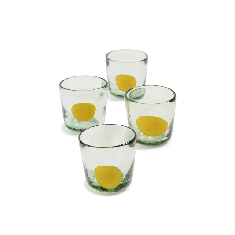 Studio Conchita Lunar M Glasses Set of 4 Orange One Size