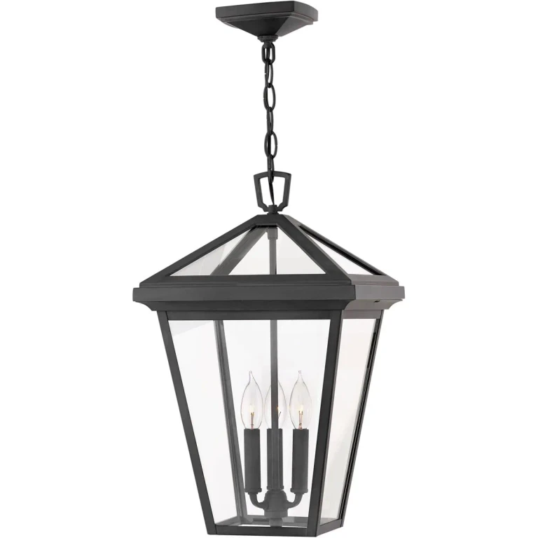 Museum Black LED Hanging Lantern from the Alford Place Collection