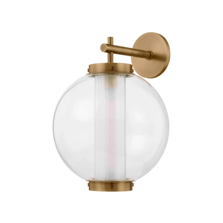 Patina Brass Wall Sconce from the Marco Collection