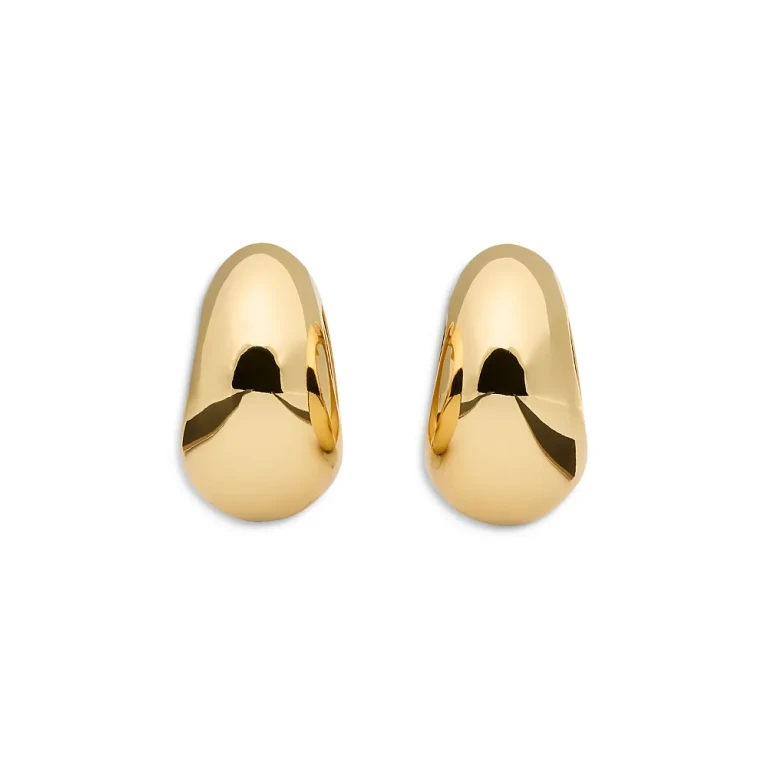 kate spade new york Polished Statement Medium Hoop Earrings