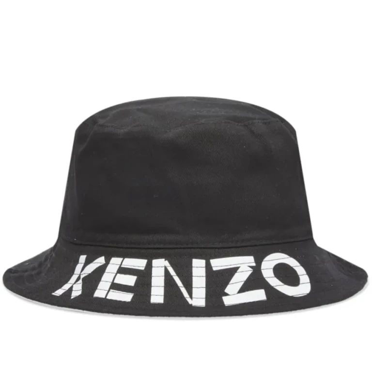 Kenzo Bucket Hat With Embroidered Logo