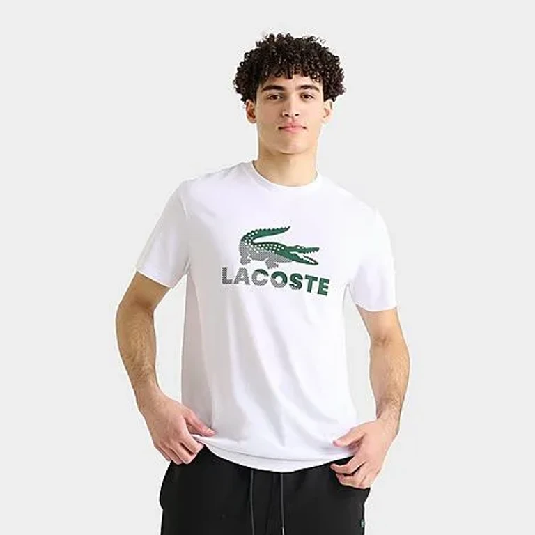 Lacoste Men's Urban Pack Logo T-Shirt in White Size: Small