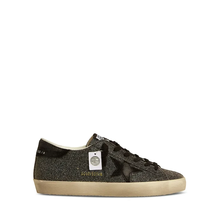 Golden Goose Women's Super Star Swarowski Crystal Mid Top Sneakers