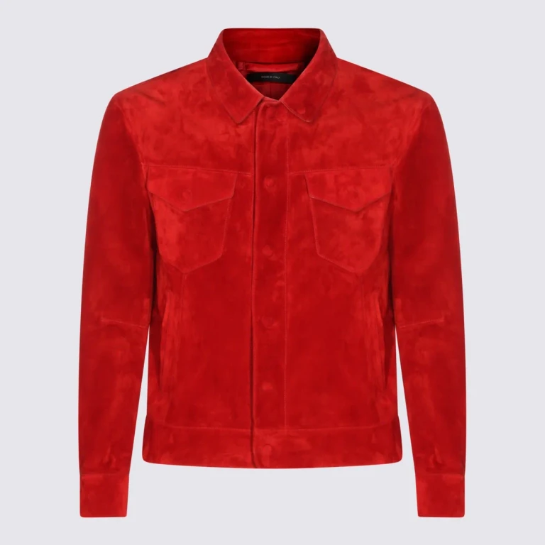Jacket Men color Red (A211250DMBS42A)